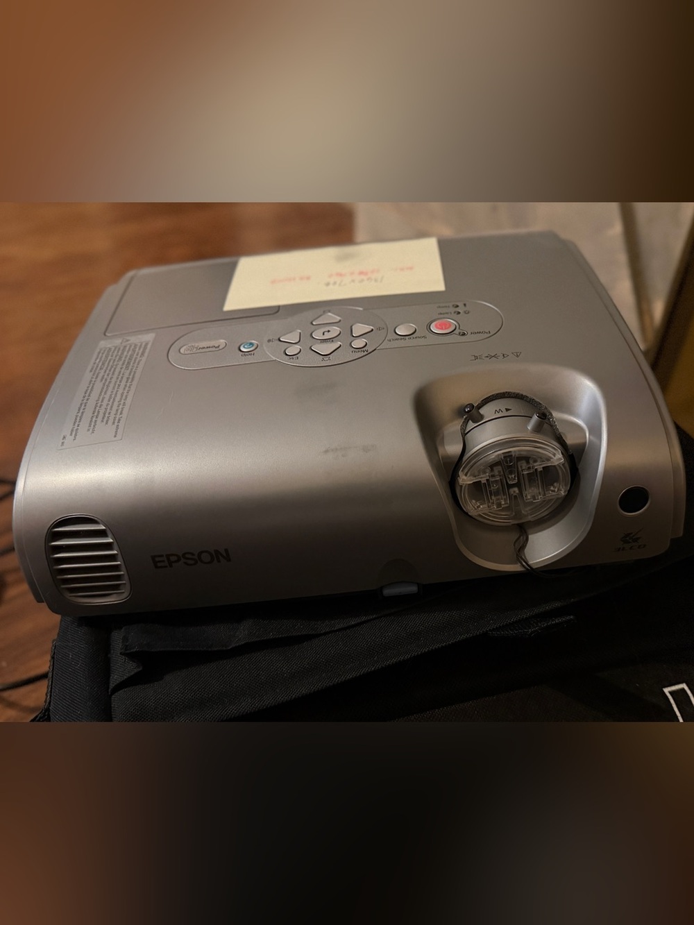Epson Gray Multimedia Projector with Top Controls
